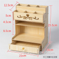 Desktop Stationery Storage with 9 Compartments